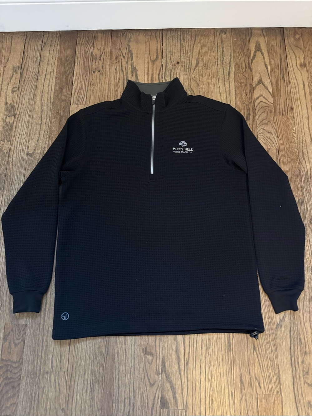 Straight Down Golf Performance Half-Zip Pullover, Poppy Hill Pebble Beach